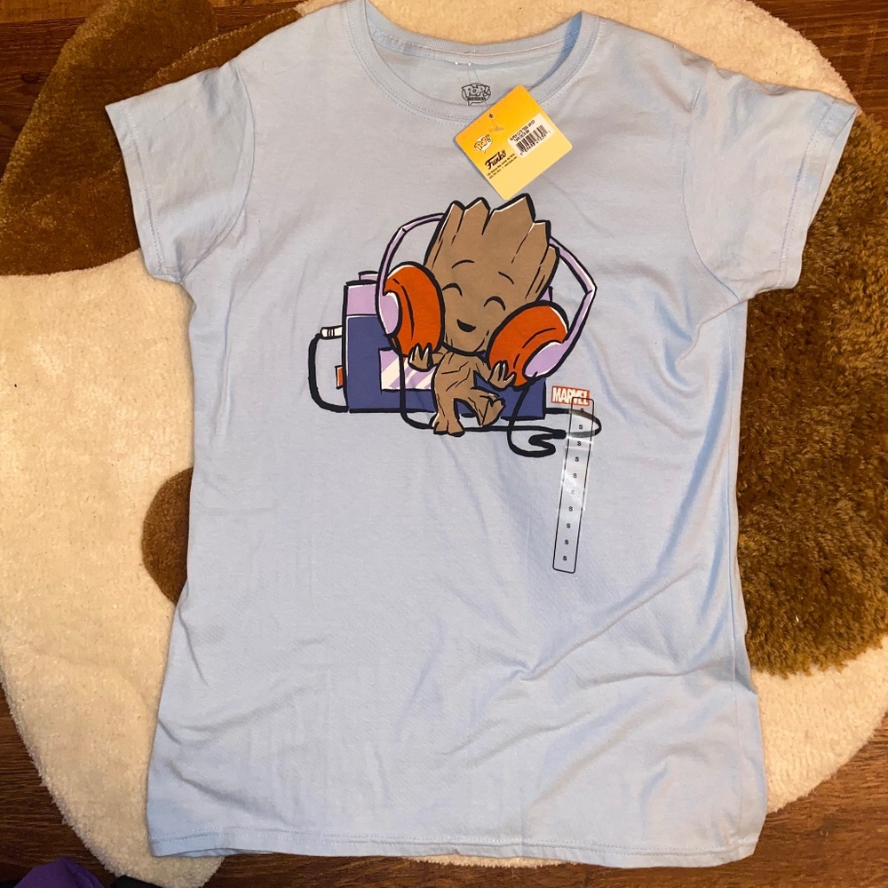Groot Funko Pop Tee Shirt NWT